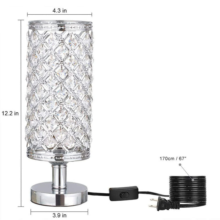 New Modern Crystal Table Lamp With Stylish Personality And Warm Bedside Decoration For Bedroom And Living Room TRENDFLOW