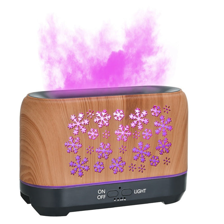 Christmas Snowflake Pattern Humidifier Household Colorful Aromatherapy Humidifier Atmosphere Colorful Diffuser TRENDFLOW