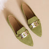 Autumn Metal Chain Casual Women's Flats