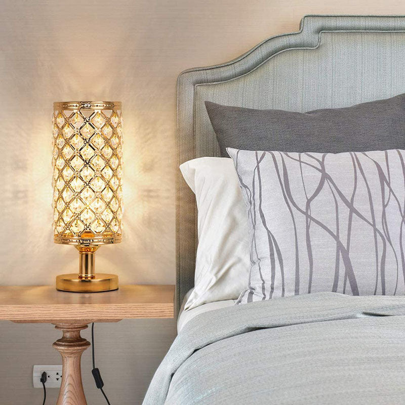 New Modern Crystal Table Lamp With Stylish Personality And Warm Bedside Decoration For Bedroom And Living Room TRENDFLOW