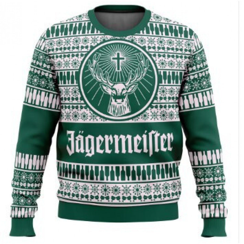 Men's 3D Digital Printed Round Neck Top