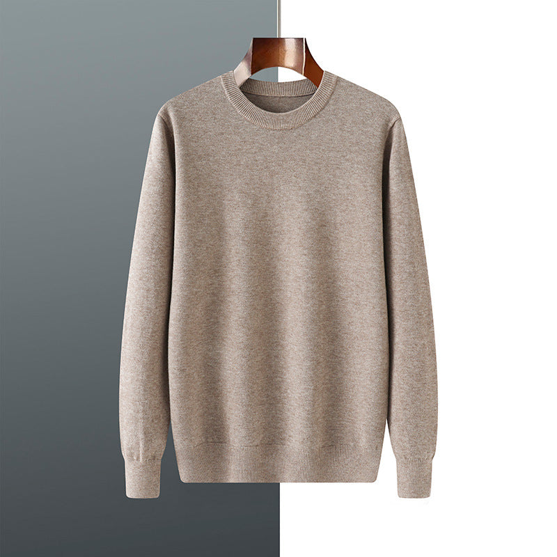 Men's Crew-neck Pullover Long-sleeve Sweater