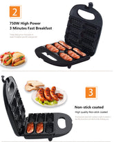 Home Hot Dog Roast Sausage Frying Machine Kitchen Gadgets TRENDFLOW