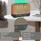 Christmas Snowflake Pattern Humidifier Household Colorful Aromatherapy Humidifier Atmosphere Colorful Diffuser TRENDFLOW
