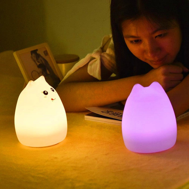 Silicone Touch Sensor LED Night Light For Children Baby Kids TRENDFLOW