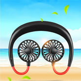 Charging portable lazy fan student desktop fan hanging neck fan TRENDFLOW