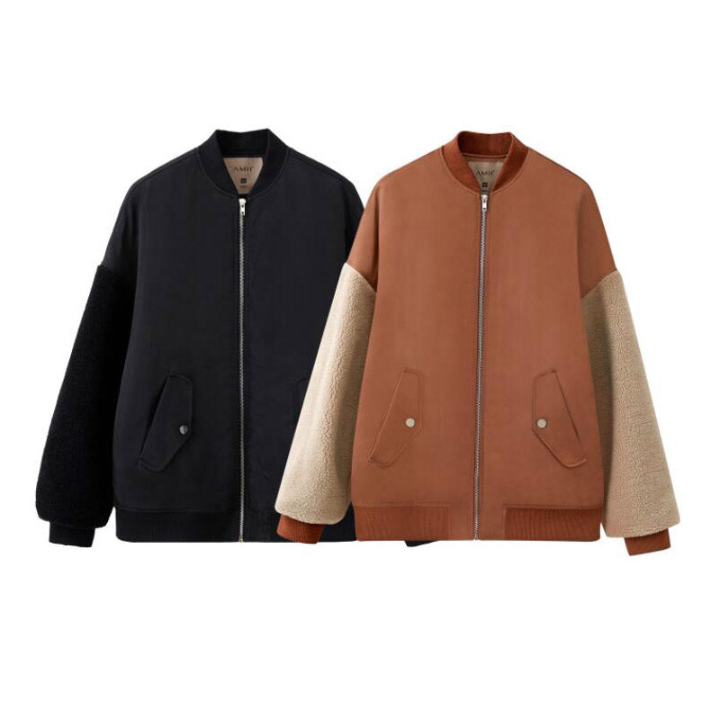 Padded jacket winter loose baseball small thick jacket