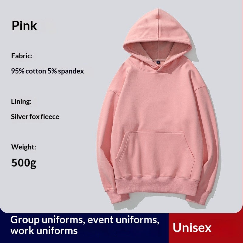 Hooded Hoodie Custom PrintedFor Women With Thickened Velvet