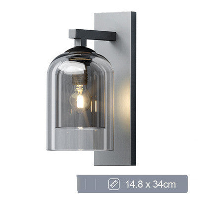 Nordic Wall Lamp Designer Villa Living Room Hotel Aisle Staircase Balcony Bedside Creative Glass Lamps TRENDFLOW