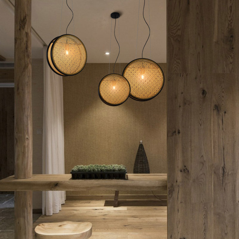 Creative Rattan Retro Lamps For Restaurant Chandelier TRENDFLOW