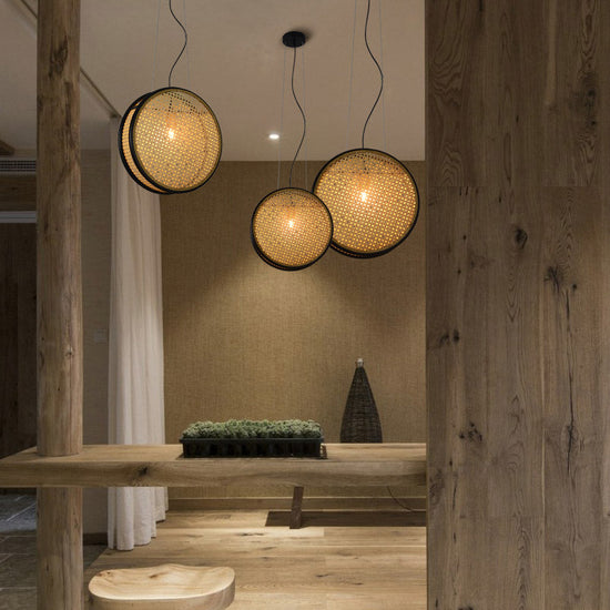 Creative Rattan Retro Lamps For Restaurant Chandelier TRENDFLOW
