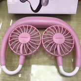 Charging portable lazy fan student desktop fan hanging neck fan TRENDFLOW