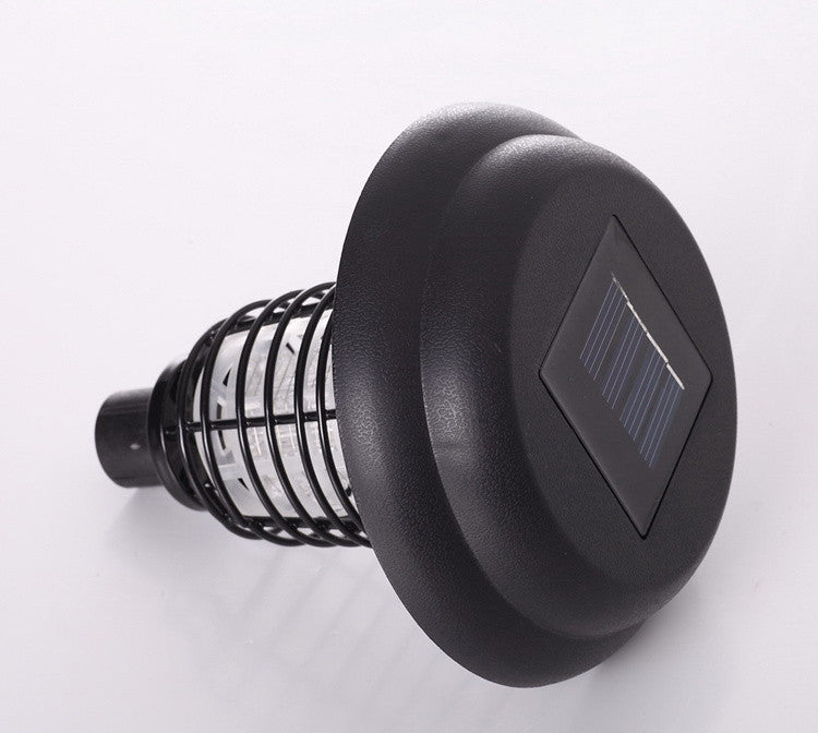 Solar Led Rechargeable Anti-Mosquito Lamp Electronic Fly Bug Zapper Insect Pest  Uv Trap Outdoor Garden Lawn Lamp TRENDFLOW