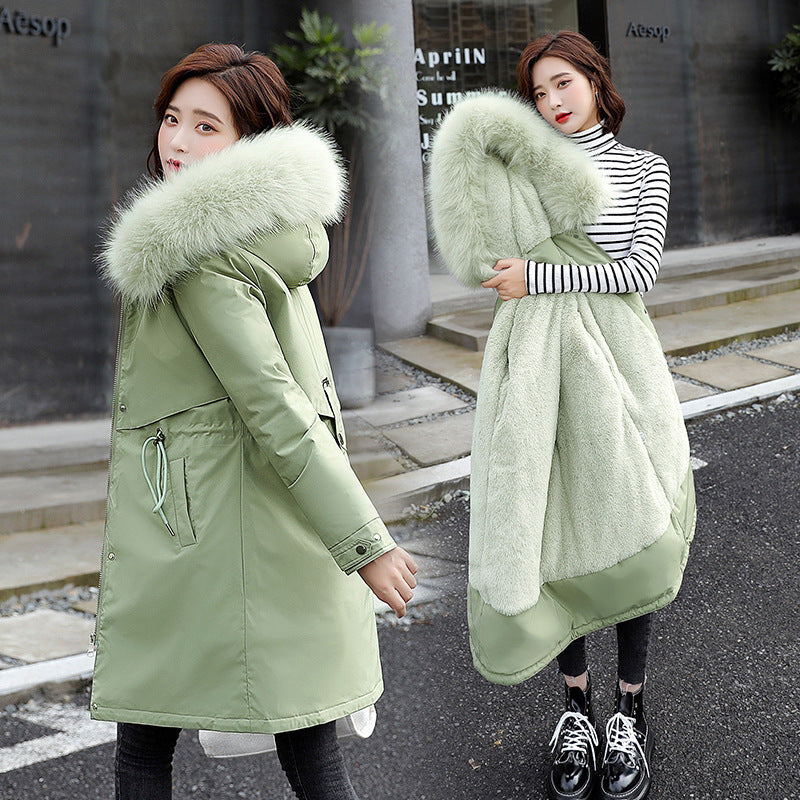 Cotton-Padded Jacket Waist Warm Winter Jacket