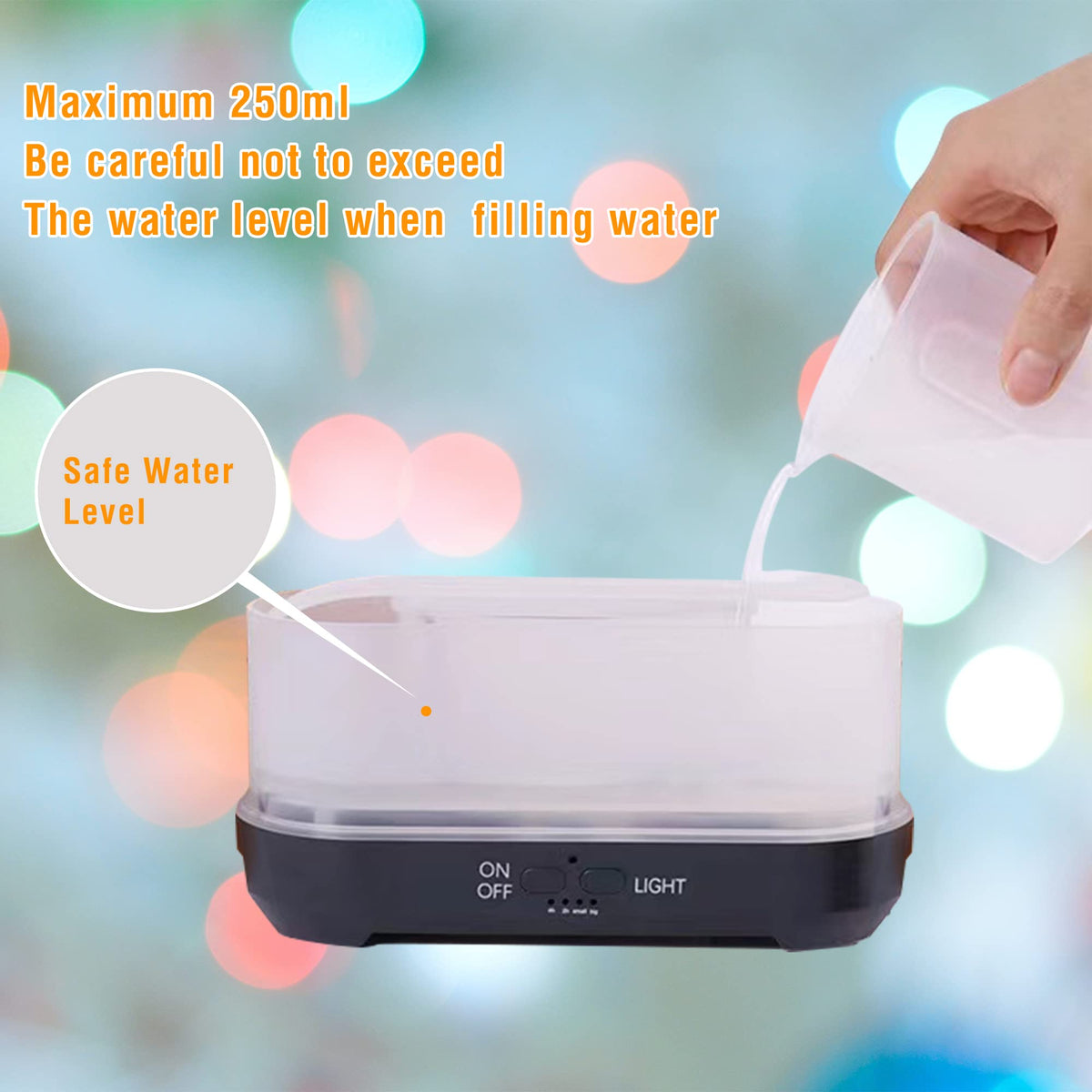 Christmas Snowflake Pattern Humidifier Household Colorful Aromatherapy Humidifier Atmosphere Colorful Diffuser TRENDFLOW