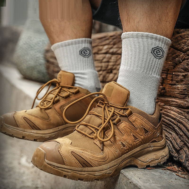 Calzini da trekking e escursionismo all'aperto a metà polpaccio, ad asciugatura rapida, resistenti agli odori, traspiranti