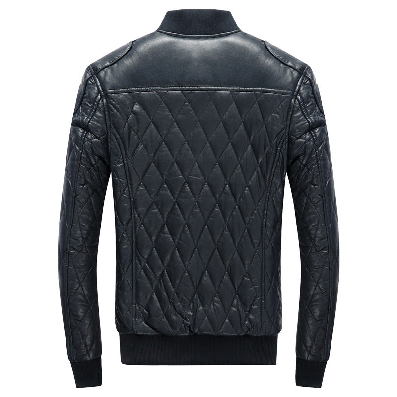 Men's winter plush suede jacket