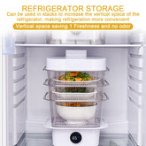 Multi-layer Dish Cover Heat Preservation Kitchen Cover Dining Table Leftover Storage Box Transparent Stack Cooking Hood Steamer TRENDFLOW