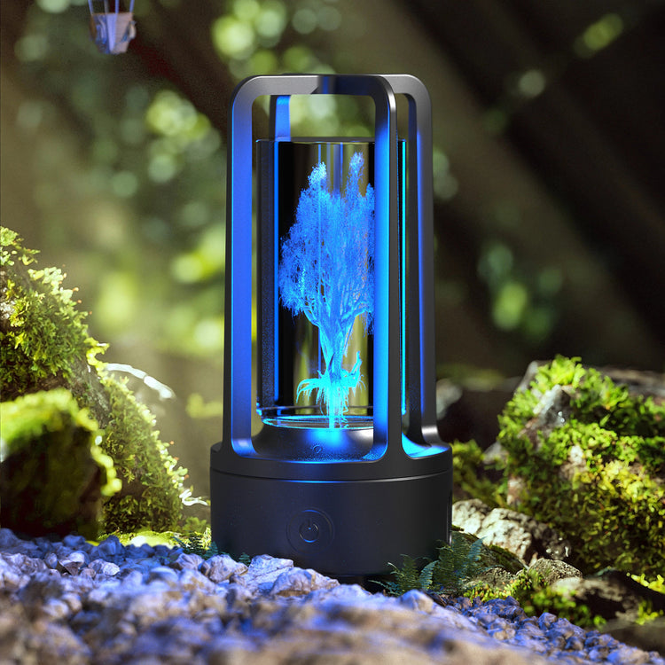 Creative 2 In 1 Audio Acrylic Crystal Lamp And Bluetooth Speaker Valentine&