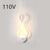 led wall lamp nordic minimalist bedroom bedside lamp TRENDFLOW