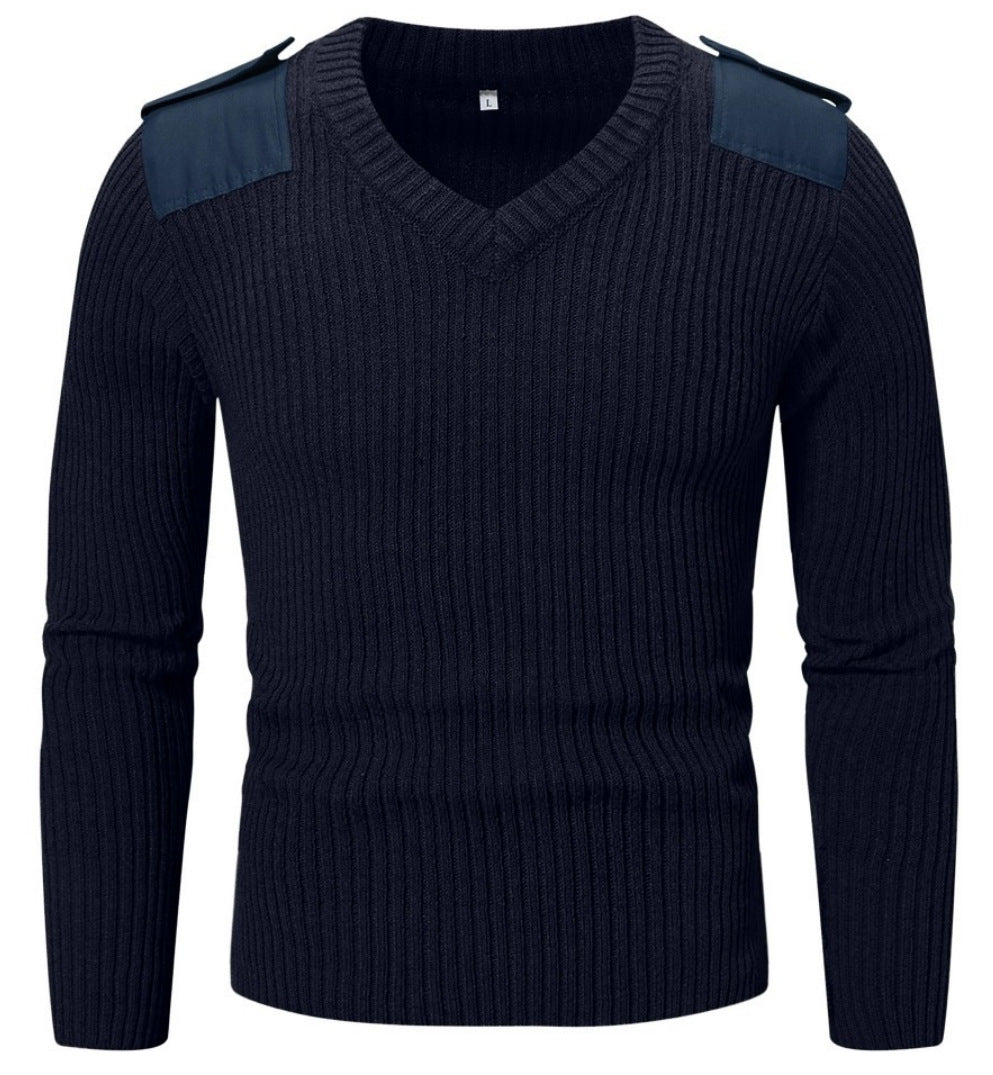 Men's Long Sleeve Thermal Wool Sweater