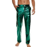 Shiny Disco Pants Wet Party Dance Straight Pants TRENDFLOW