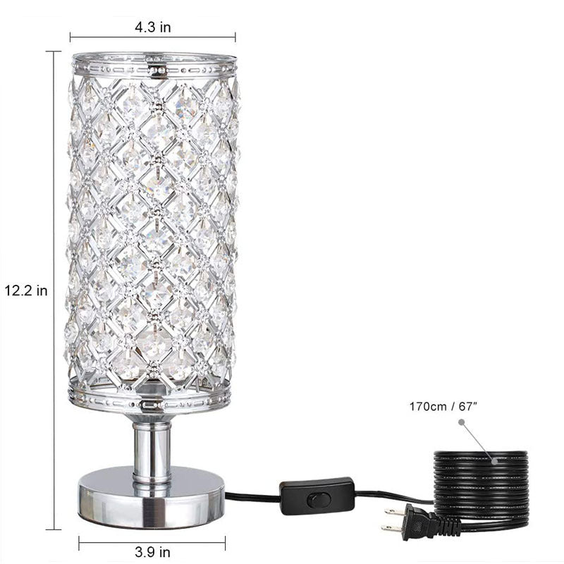 New Modern Crystal Table Lamp With Stylish Personality And Warm Bedside Decoration For Bedroom And Living Room TRENDFLOW