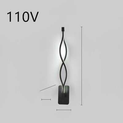led wall lamp nordic minimalist bedroom bedside lamp TRENDFLOW
