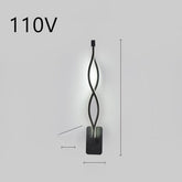 led wall lamp nordic minimalist bedroom bedside lamp TRENDFLOW