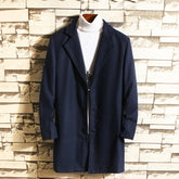 Wool Coat, Mid-length Men&