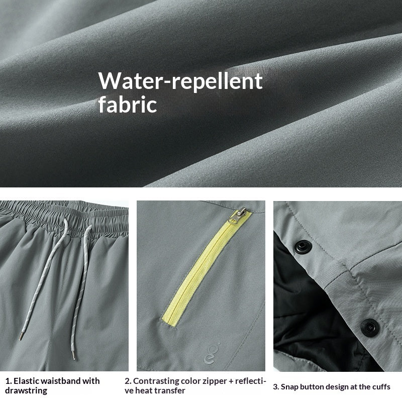 Warm And Thick Cotton Pants Straight Leg Sports Trousers