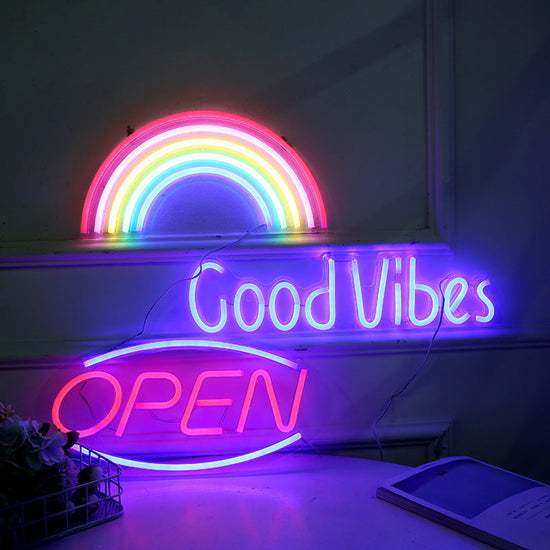 LED Neon Light, Acrylic Back Panel, Room Decoration Night Light TRENDFLOW