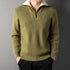Twisted Jacquard Lapel Sweater Cardigan Men TRENDFLOW