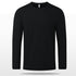 Non-deformed Solid Color Long Sleeve T-shirt TRENDFLOW