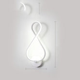 led wall lamp nordic minimalist bedroom bedside lamp TRENDFLOW