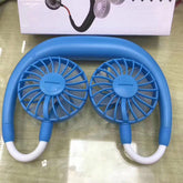Charging portable lazy fan student desktop fan hanging neck fan TRENDFLOW