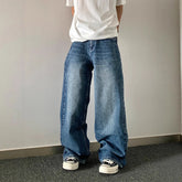 Designer Embroidered High-waisted Retro Loose Slimming Pants TRENDFLOW