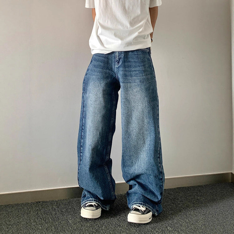 Designer Embroidered High-waisted Retro Loose Slimming Pants TRENDFLOW