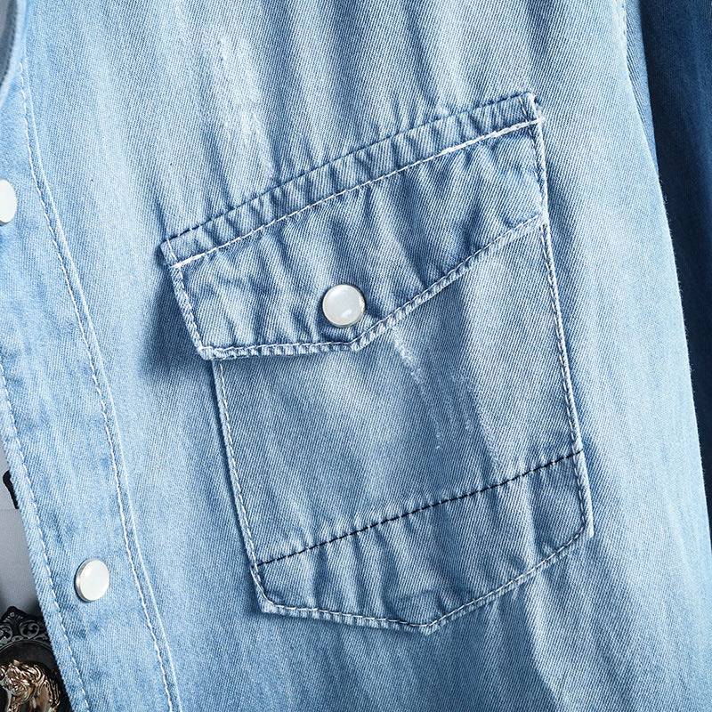 Men's Long-Sleeve Denim Casual All-Match Jacket