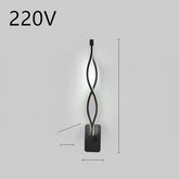 led wall lamp nordic minimalist bedroom bedside lamp TRENDFLOW