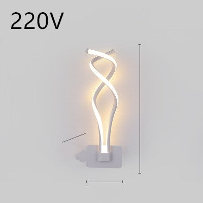 led wall lamp nordic minimalist bedroom bedside lamp TRENDFLOW
