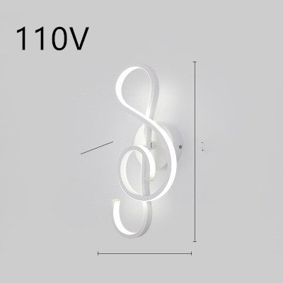 led wall lamp nordic minimalist bedroom bedside lamp TRENDFLOW