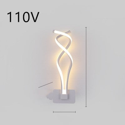 led wall lamp nordic minimalist bedroom bedside lamp TRENDFLOW