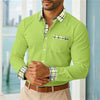 Mens Premium Button-front Cardiganwrinkle-resistant And Easy-care