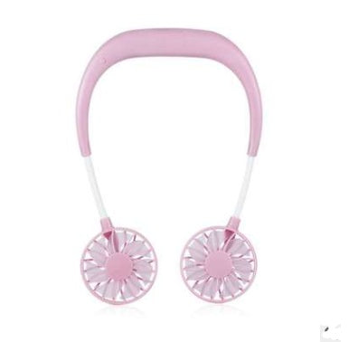 Charging portable lazy fan student desktop fan hanging neck fan TRENDFLOW