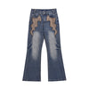 Fashion Horn Denim Pants Men