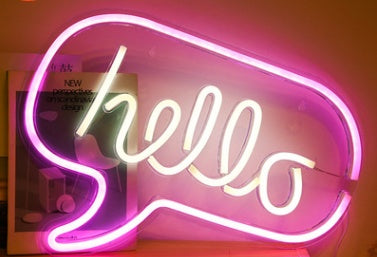 LED Neon Light, Acrylic Back Panel, Room Decoration Night Light TRENDFLOW