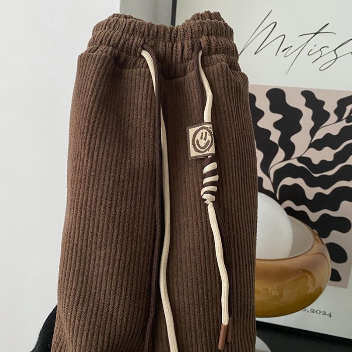 Women's Cozy Fluffy Thickened Leisure Pants For Autumn And Winter