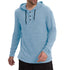 Long-sleeve Casual Pullover Hoodie With Drawstring And Buttons TRENDFLOW