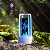 Creative 2 In 1 Audio Acrylic Crystal Lamp And Bluetooth Speaker Valentine&